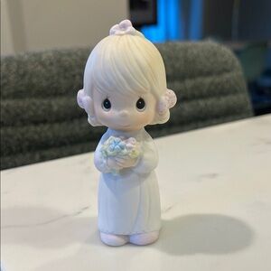 Charming Bridesmaid Figurine with Pastel Accents 1983